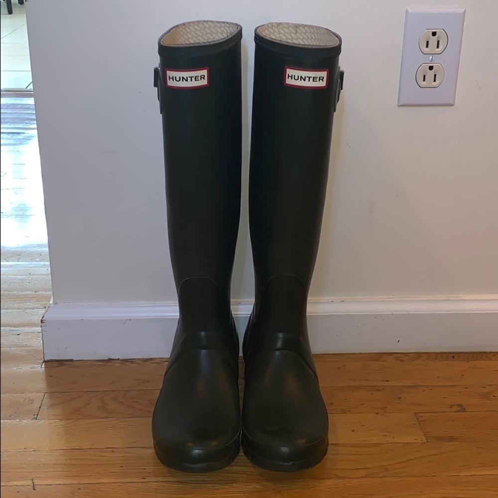 Hunter original tall rain boots